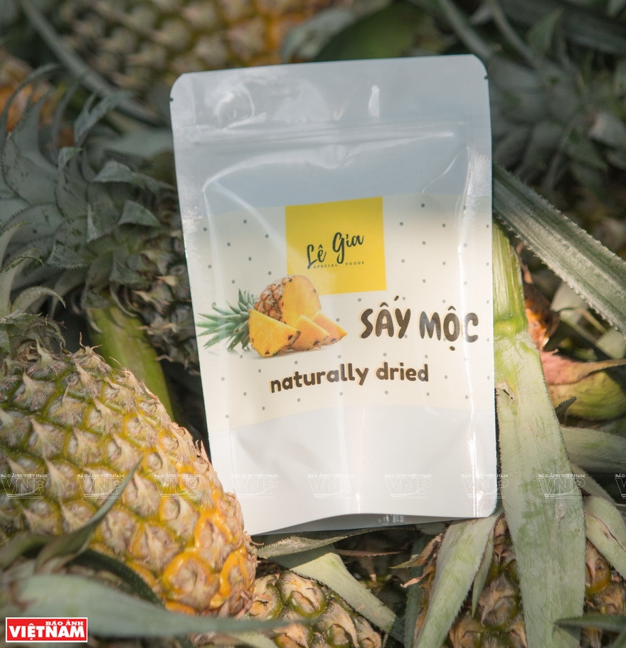 Los productos de ananás de la compañía Le Gia se exportan a Canadá y Malasia. (Fuente: VNA)
