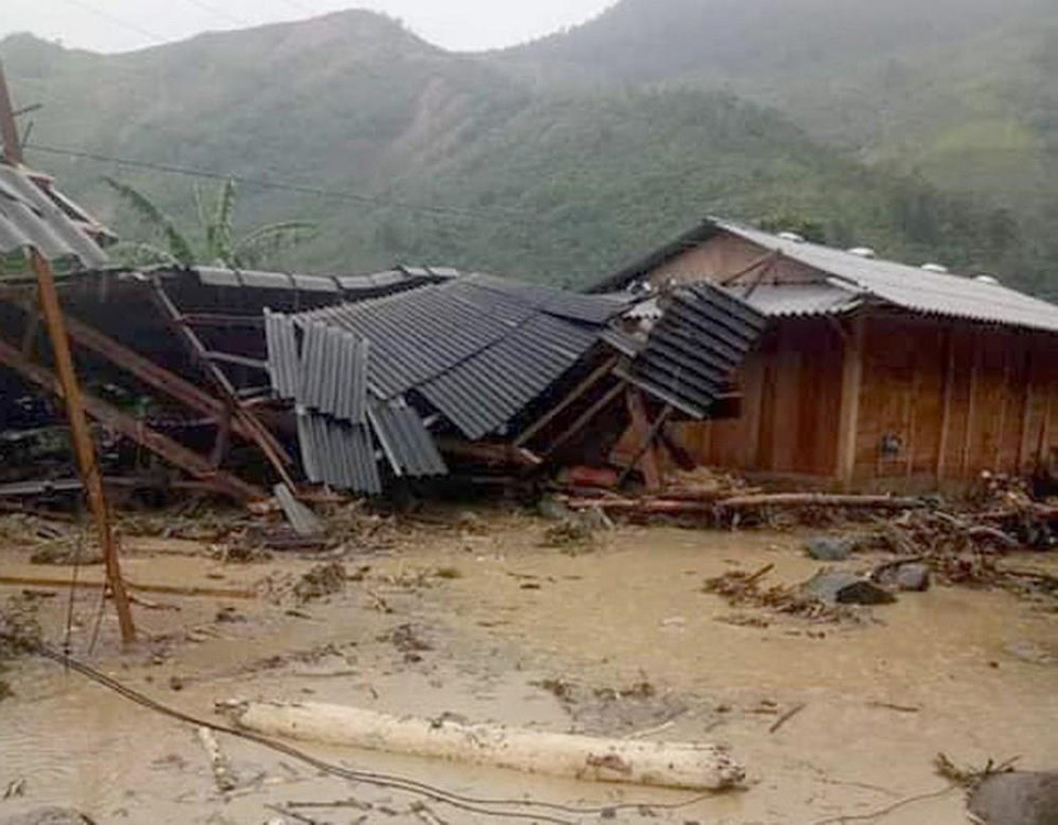 Provincia central de Thanh Hoa tras el paso del tifón Wipha. (Foto: VNA)