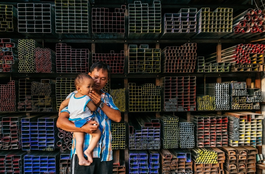 Tienda de materiales de construcción. (Fuente: VNA)