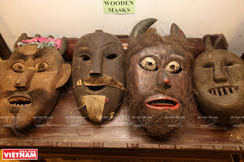 Las herramientas en el espectáculo de marionetas de agua de Mark Rapoport. (Foto: VNA)