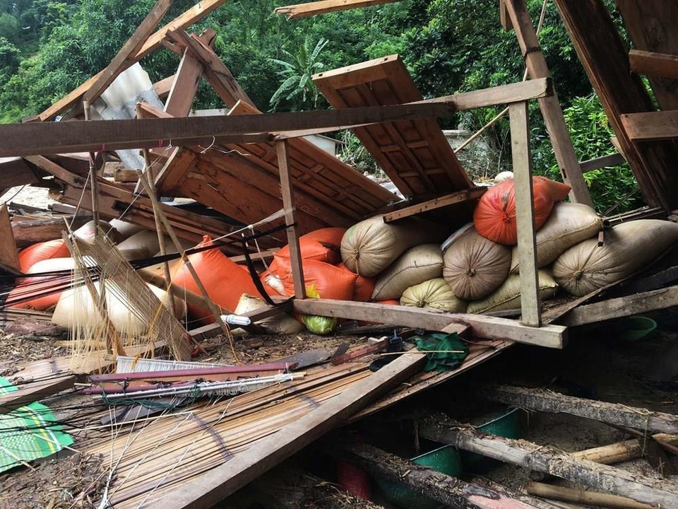 Provincia norteña de Son La tras el paso del tifón Wipha. (Foto: VNA)