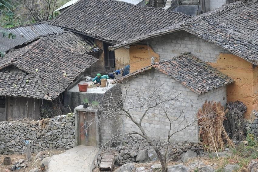 Casa de la etnia Mong en la meseta de piedras Dong Van. (Foto: VNA)