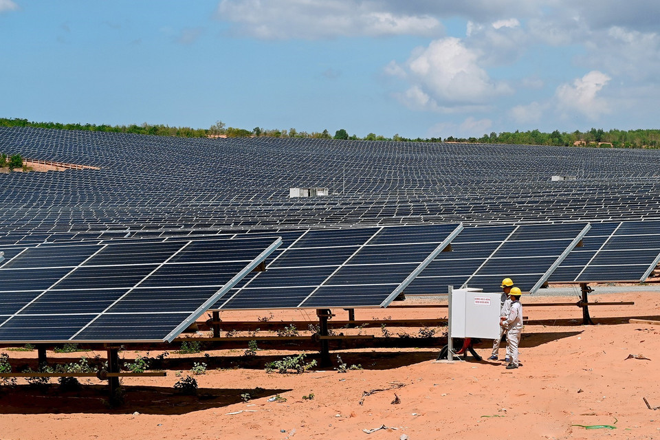 Binh Thuan se esfuerza por convertirse en el centro energético solar nacional. (Fuente: VNA)
