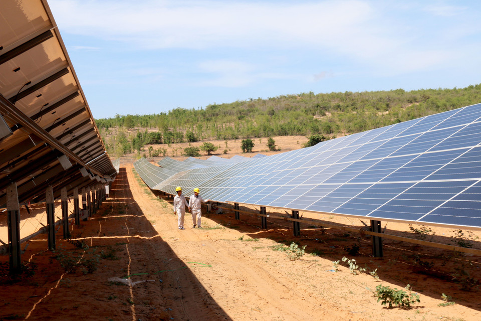 Binh Thuan se esfuerza por convertirse en el centro energético solar nacional. (Fuente: VNA)