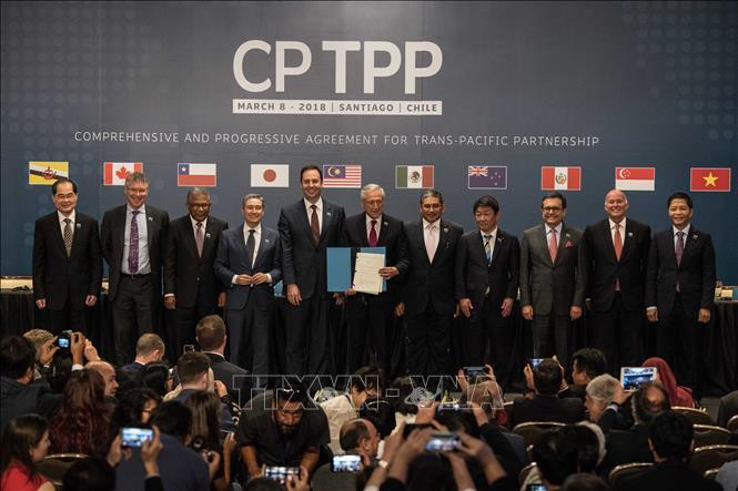 Vietnam firmó en el Acuerdo Integral y Progresivo de Asociación Transpacífico (CPTPP) el marzo de 2018. (Fuente: VNA)