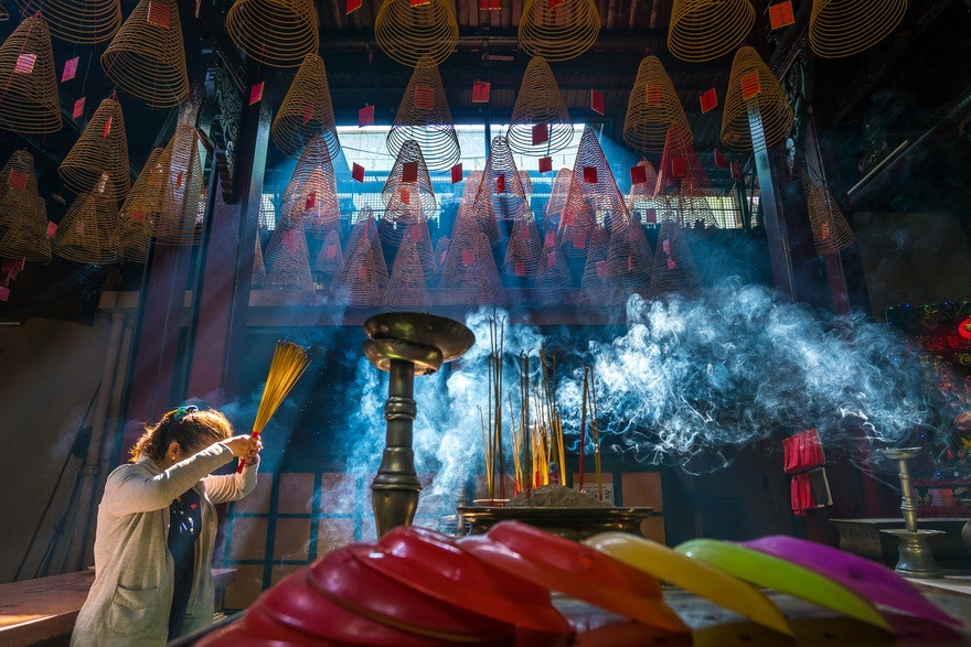 Templo Thien Hau en el Distrito 1. (Fuente: VNA)