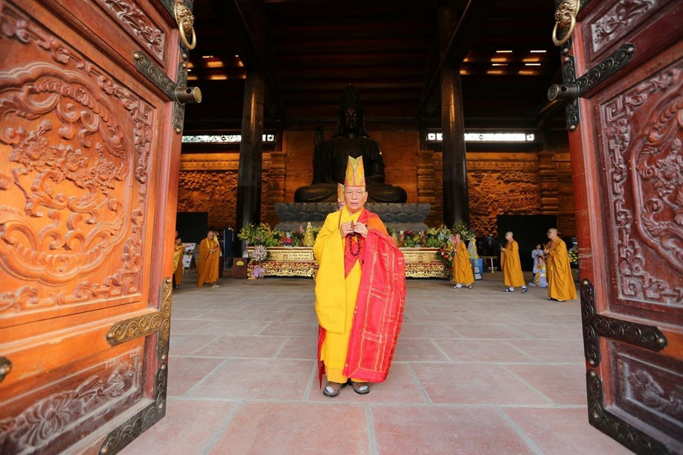 Ritos en la misa para pedir por la paz y prosperidad. (Fuente: VNA)