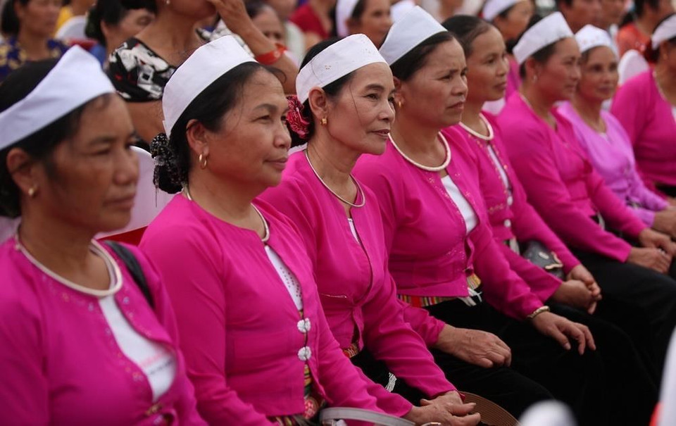 Vietnam es la casa común de las 54 etnias, de las cuales la mayoría es la etnia Kinh, que ocupa más de 86 por ciento de la población total. (Fuente: VNA)