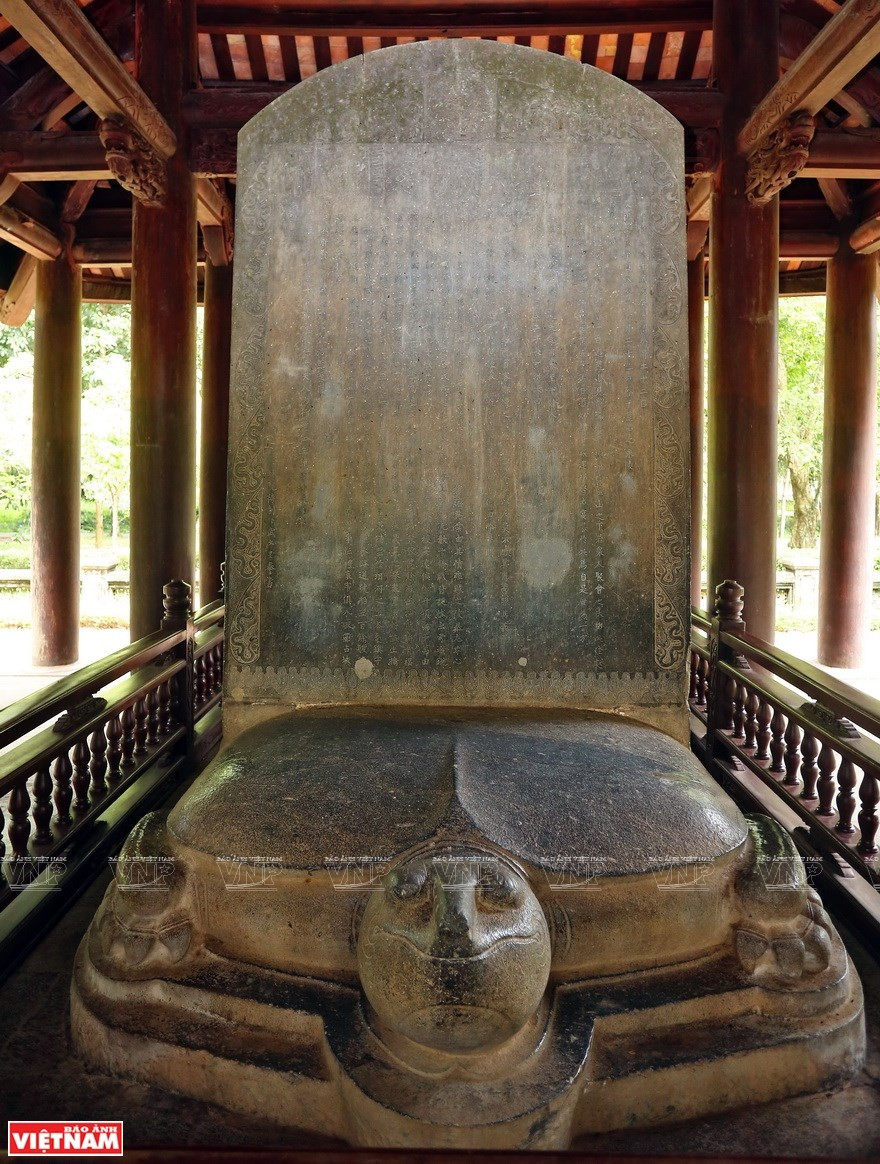 Estela en Lam Kinh. (Foto: VNA)