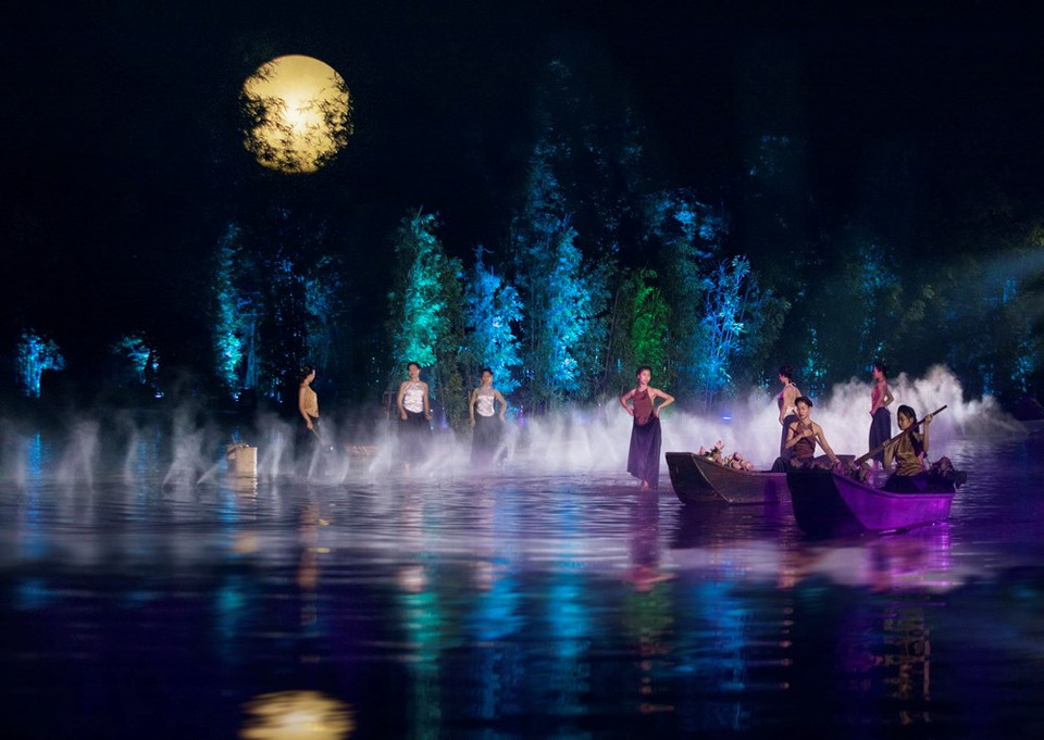 El teatro combina entre los elementos folclóricos tradicionales y artes modernas creativos. (Fuente: CTV/VNA)