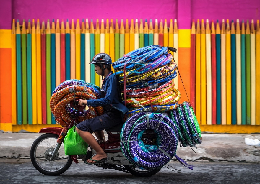 En frente del jardín infantil, en el Distrito 11. (Fuente: VNA)