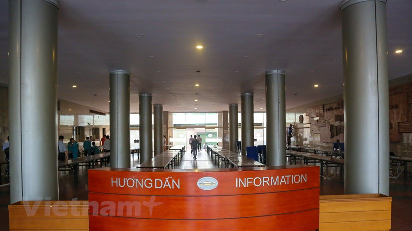 Sala A del Palacio Vietnam- La Unión Soviética es el centro de guía. (Foto: VNA)