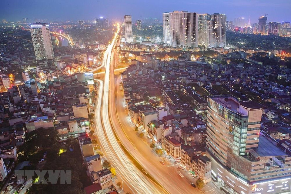 Parte de los distritos de Dong Da y Thanh Xuan (Foto: VNA)