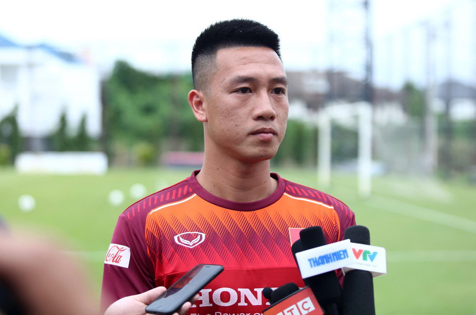 La selección vietnamita se entrenó en el estadio Muangthong, en Bangkok, ante el partido contra su rival tailandés, el jueves próximo. (Fuente: VNA)