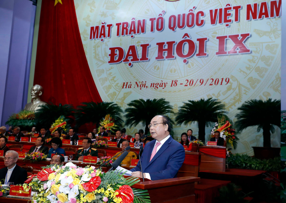 FPV, mayor organización de masas de Vietnam, desempeña un papel importante en los movimientos patrióticos y democráticos, así como en garantizar los derechos e intereses legítimos de los pobladores, y en la supervisar la construcción partidista. (Fuente: VNA)