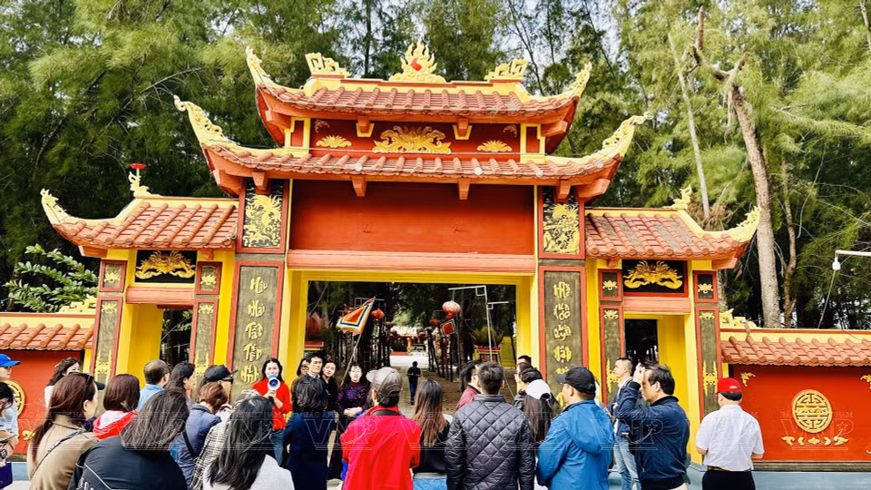 Una pagoda en Con Den. (Foto: VNA)
