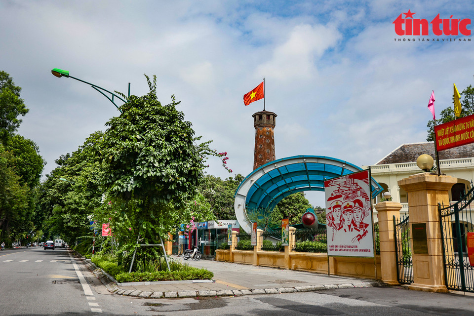 El Museo de Historia Militar de Vietnam se mantiene cerrado por estos días (Foto: VNA)