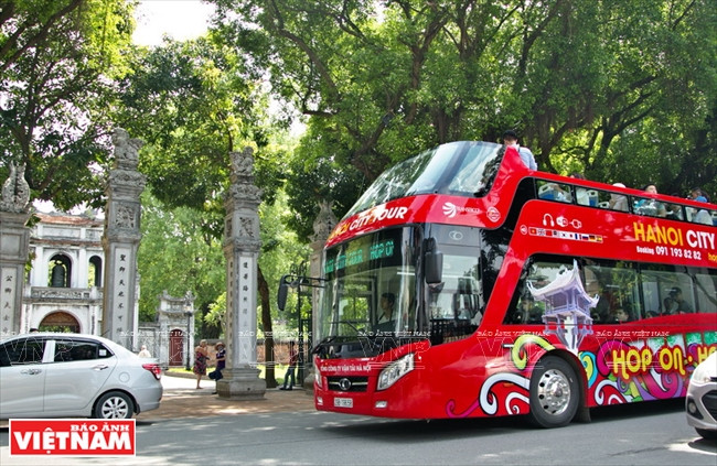 El servicio brinda un recorrido por14 destinos favoritos de Hanoi. (Fuente:VNA)