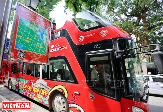 El servicio brinda un recorrido por14 destinos favoritos de Hanoi. (Fuente:VNA)