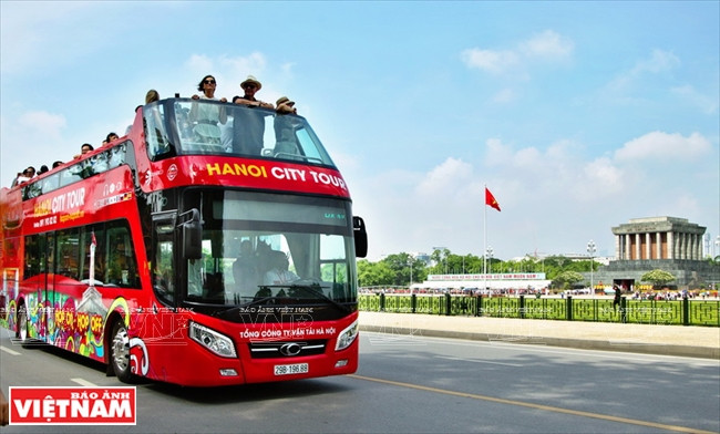 El servicio brinda un recorrido por14 destinos favoritos de Hanoi. (Fuente:VNA)