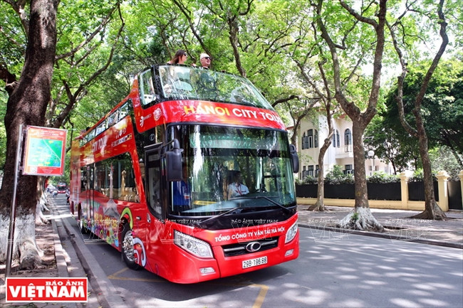 El servicio brinda un recorrido por14 destinos favoritos de Hanoi. (Fuente:VNA)