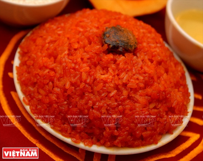 Arroz glutinoso, plato típico del Tet 