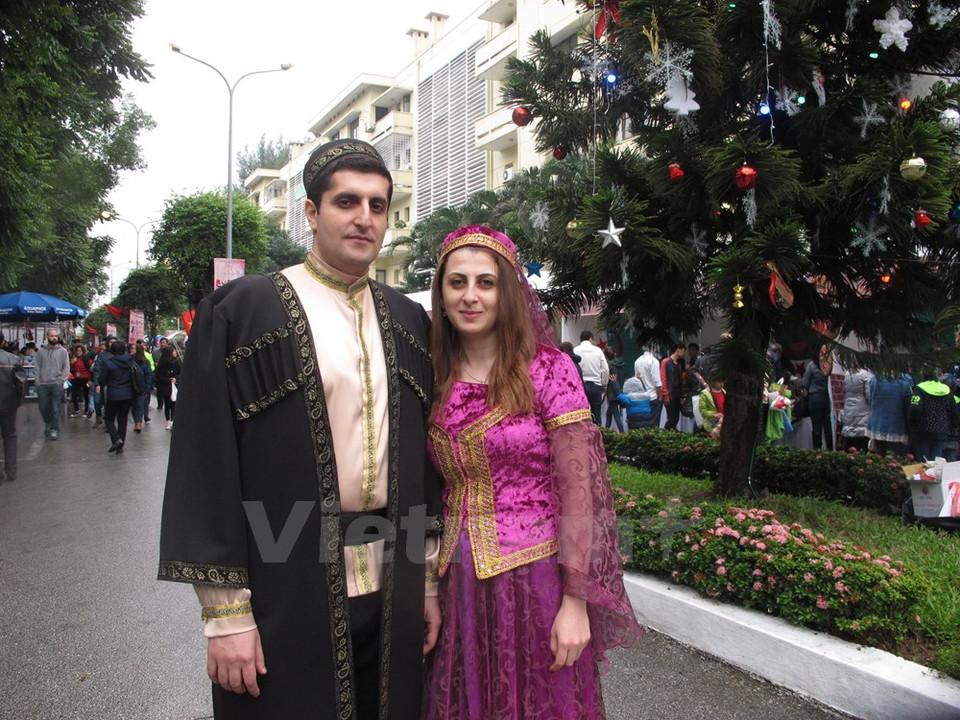 Representantes de Azerbaiyán. (Fuente: VNA)