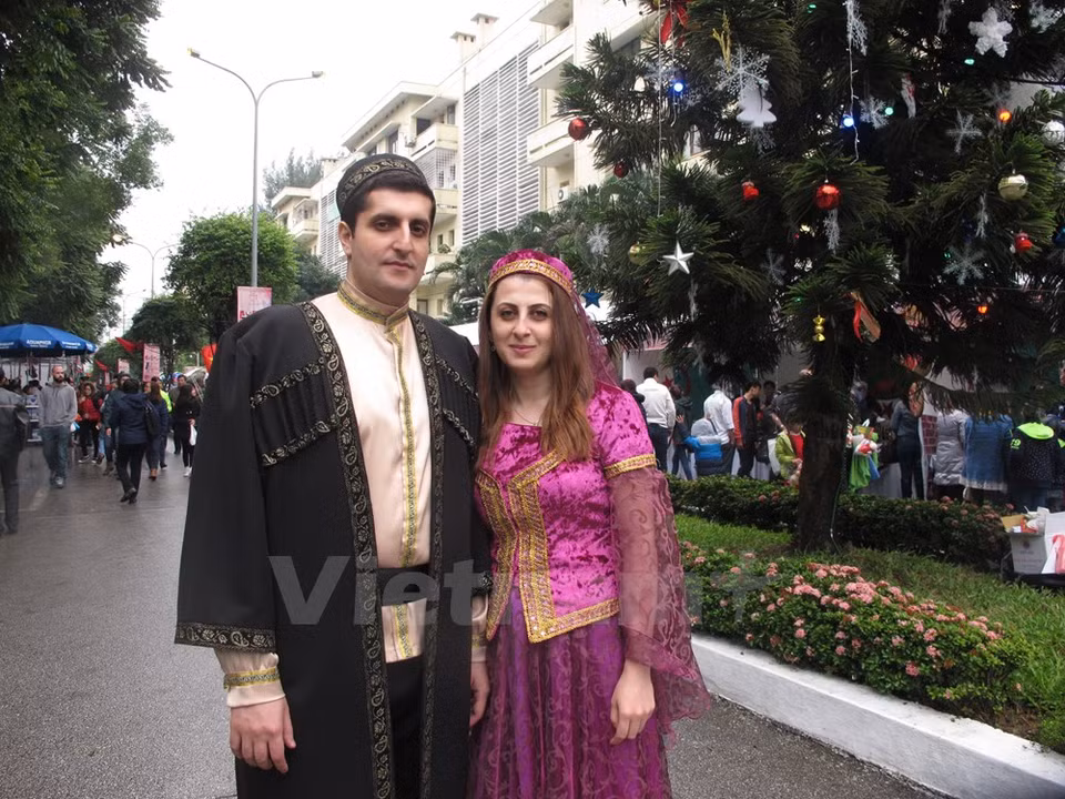 Representantes de Azerbaiyán. (Fuente: VNA)