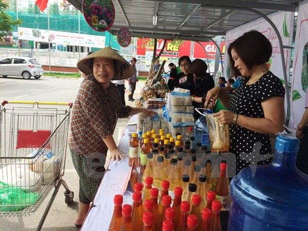 La semana también presenta otros productos agrícolas de Bac Giang (Fuente: VNA)