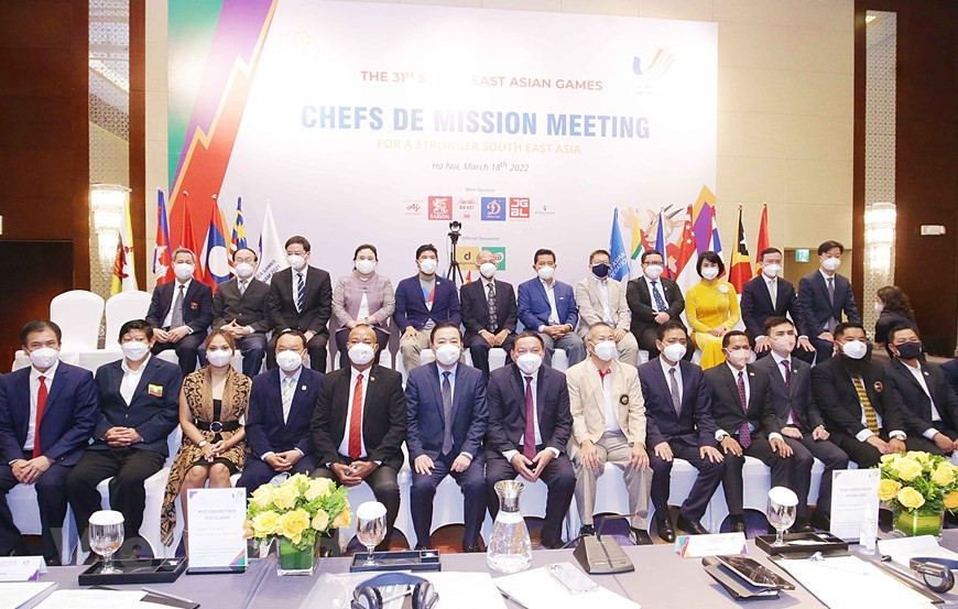 Vietnam acogerá los XXXI Juegos Deportivos del Sudeste Asiático (SEA Games 31), del 5 al 23 de mayo de 2022. Sus ceremonias de apertura y clausura están programadas en el estadio My Dinh, Hanoi. La segunda reunión de jefes de las delegaciones participantes en los SEA Games 31 comenzó en la mañana del 18 de marzo. Durante ese encuentro, organizado tanto de forma presencial como mediante videoconferencia, el ministro de Cultura, Deportes y Turismo de Vietnam y también jefe del Comité Organizador de SEA Games 31, Nguyen Van Hung, afirmó que a pesar de los desafíos, los preparativos para el mayor evento deportivo regional marchan según lo previsto. (Foto: Vietnam+)