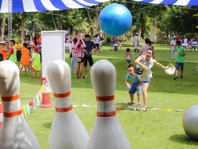 Los visitante pueden participar en más de 20 juegos (Fuente: VNA)