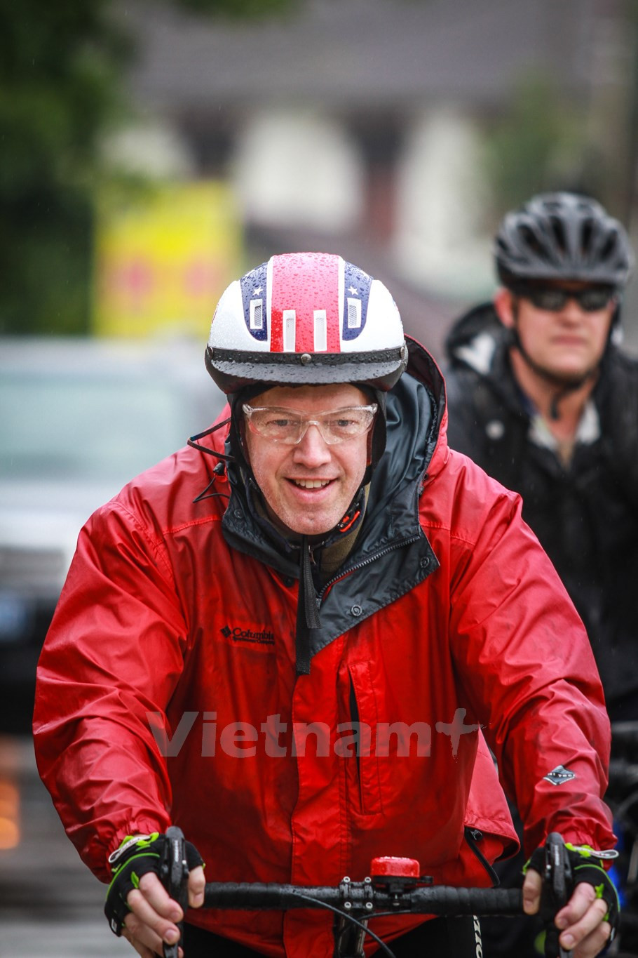 Bajo las lluvias frías (Fuente: VNA)