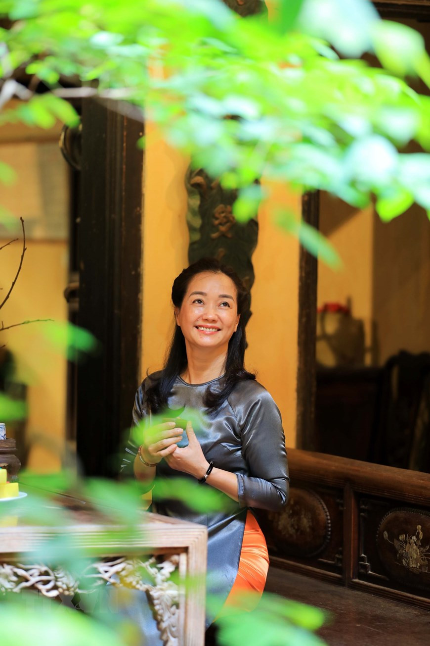  Espacio para disfrutar el té, tal como lo hacían los hanoyenses en el pasado (Fuente: VNA)