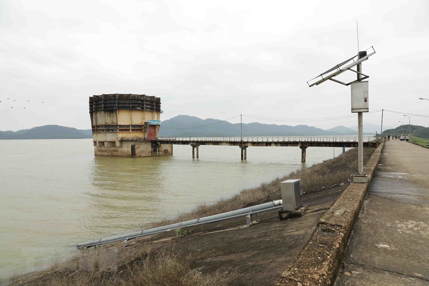 Los niveles de agua en el embalse Ke Go se sitúan en alrededor de 31,85 metros, equivalentes a 326 millones de metros cúbicos (Fuente: VNA)