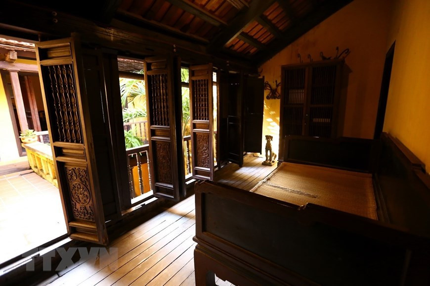 Esta habitación, en el segundo piso, se dedica a la recepción de los visitantes y amigos (Fuente: VNA)