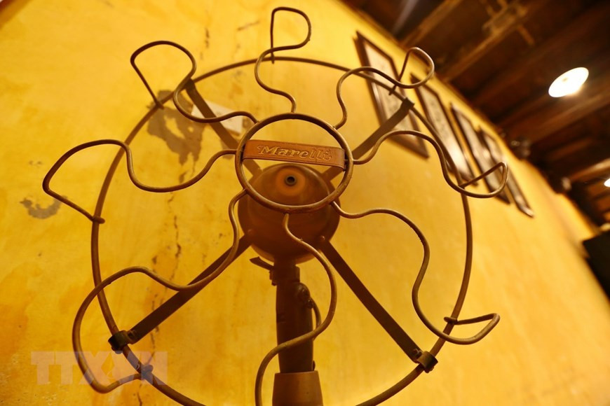 El ventilador antiguo que se conserva en la casa (Fuente: VNA)