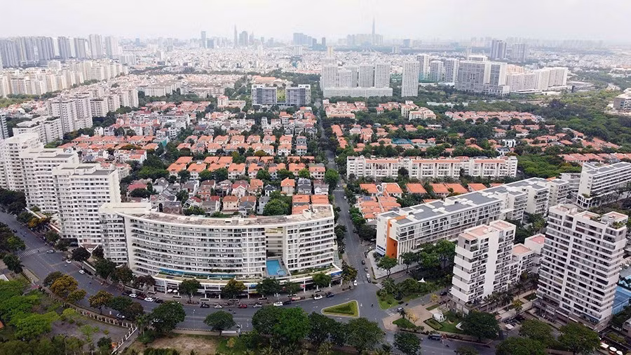 Área residencial de Nam Quang 2, en la zona urbana de Phu My Hung (barrio Tan Phong, Distrito 7) (Fuente: VNA)