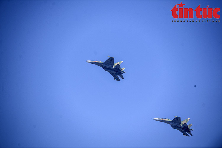 SU-30MK2, avión de combate moderno de la fuerza aérea vietnamita (Fuente: VNA)