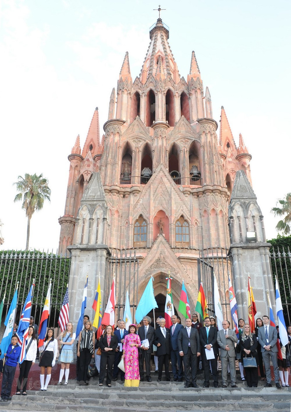 La delegación vietnamita participa en el desfile (Fuente:VNA)