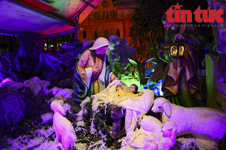 Una representación del nacimiento de Jesús (Fuente: VNA)