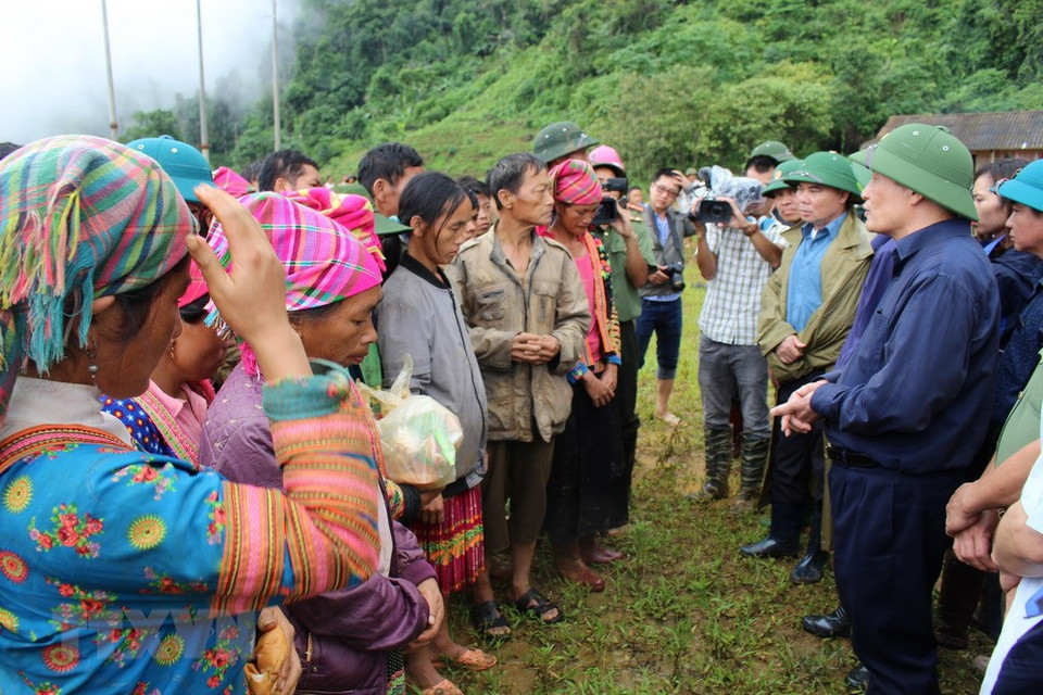 Pobladores de San Tung sufren severas pérdidas por las inundaciones (Fuente: VNA)