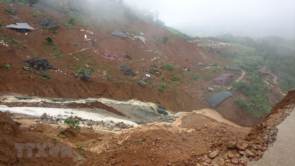 Pobladores de San Tung sufren severas pérdidas por las inundaciones (Fuente: VNA)
