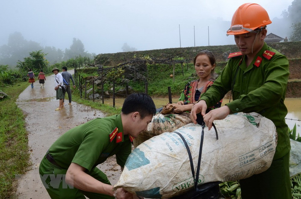 Pobladores de San Tung sufren severas pérdidas por las inundaciones (Fuente: VNA)