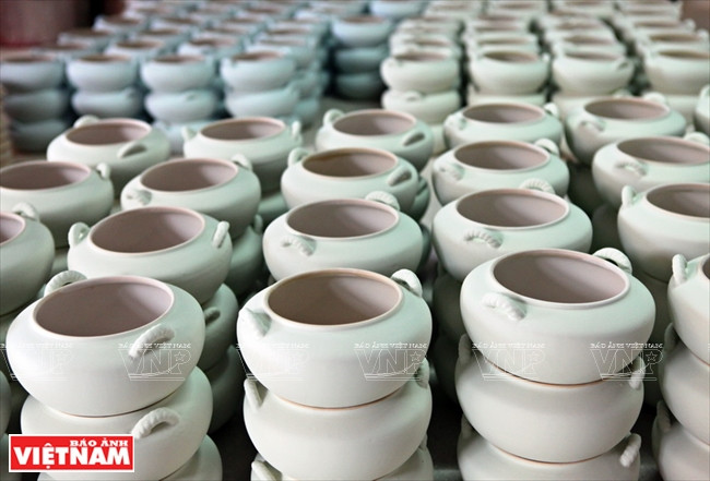 Productos ya procesados y listos para la fase de esmaltado (Fuente: VNA)