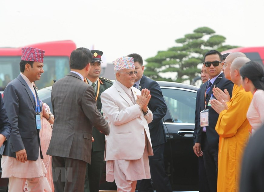  El primer ministro de Nepal, Sharma Oli, participa en Día de Vesak de Naciones Unidas-2019 (Fuente: VNA)