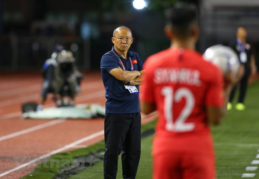 El entrenador surcoreano Park Hang- seo (Foto: VNA)