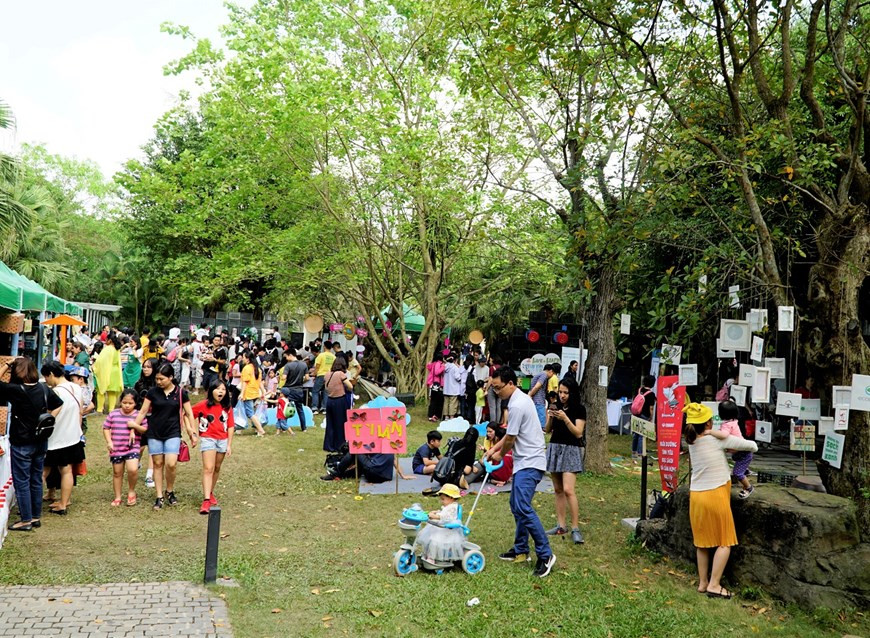 El Festival Creativo KHOE 2019 se efectuó en la zona urbana Ecopark, situada en la provincia norvietnamita de Hung Yen (Foto: Vietnam+)