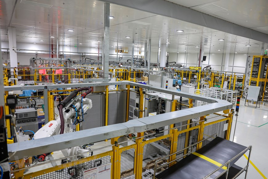 El fabricante vietnamita coopera con socios extranjeros para la adquisición de tecnología de fabricación de baterías en Vietnam (Fuente: Vietnam+)