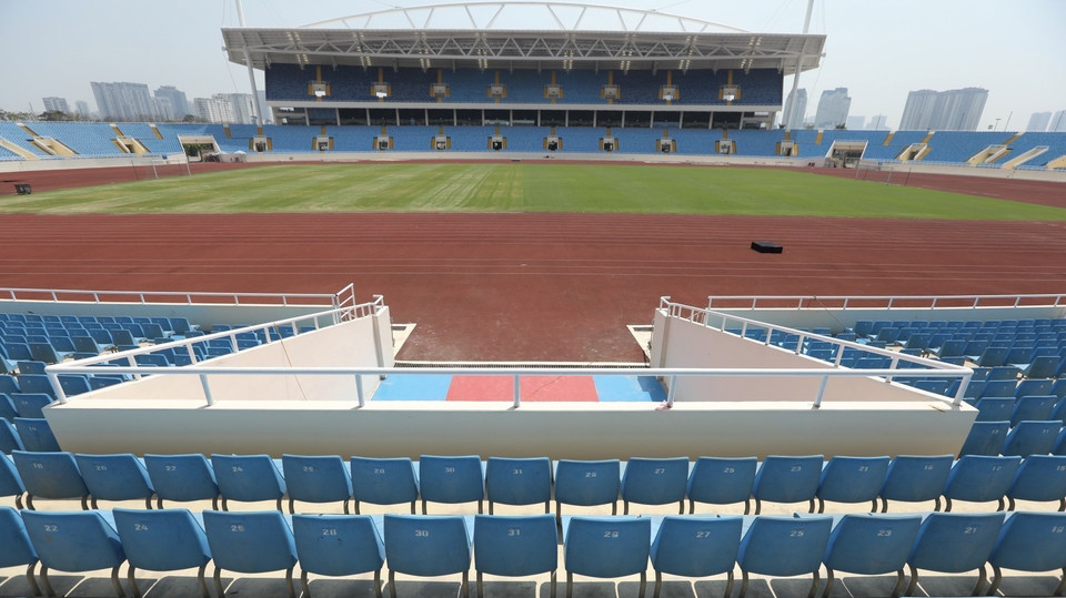 Los trabajos preparativos en el estadio My Dinh están completos. (Fuente: VNA)