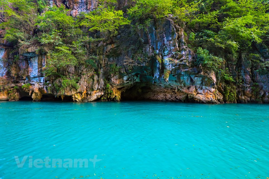 El río Nho Que tiene color verde esmeralda casi todo el año (Fuente: Vietnam+)